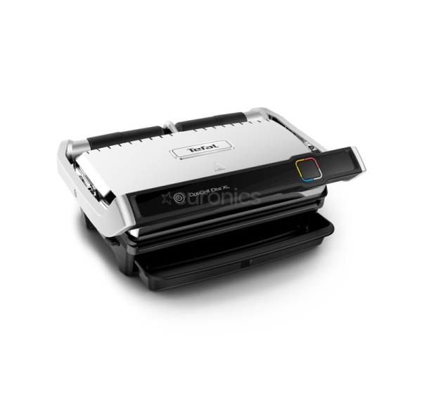 Tefal OptiGrill Elite XL, 2200 Вт, черный/нерж. сталь - Электрический гриль