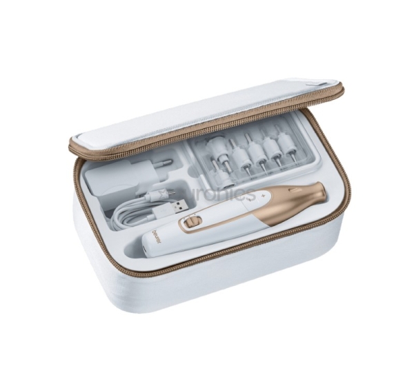 Beurer, white/gold - Manicure/pedicure set
