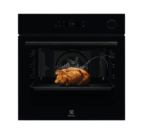Electrolux, 72 л, пиролитическая очистка, черный - Интегрируемый духовой шкаф