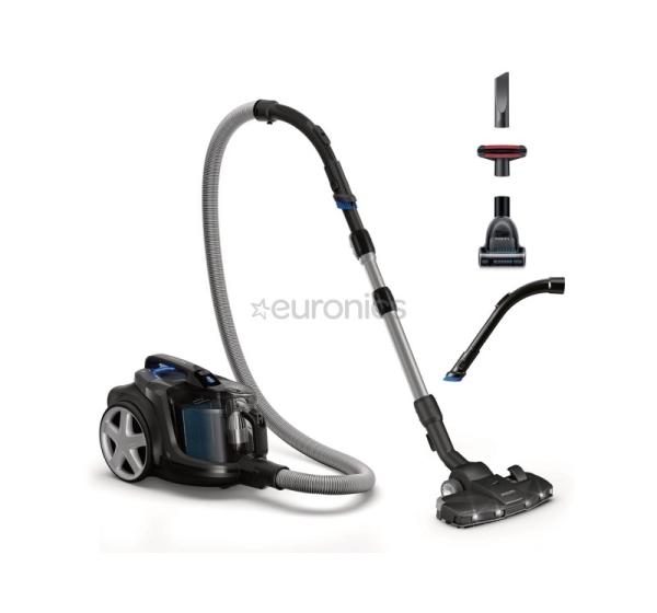Philips PowerPro Expert, 900 W, bez maisiņa, melna - Putekļu sūcējs