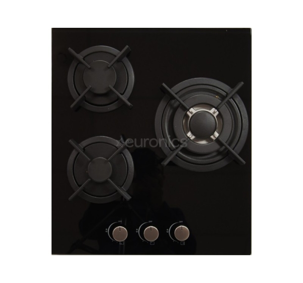 Schlosser, width 45 cm, black - Built-in Gas Hob