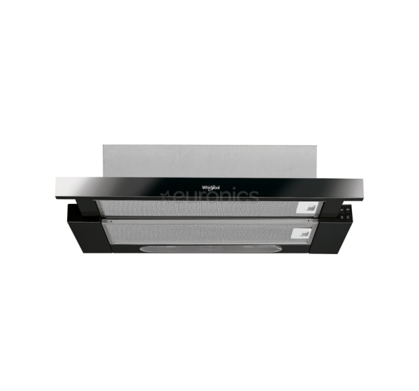 Whirlpool, 304 m³/h, width 59.9 cm, black - Built-in Cooker Hood