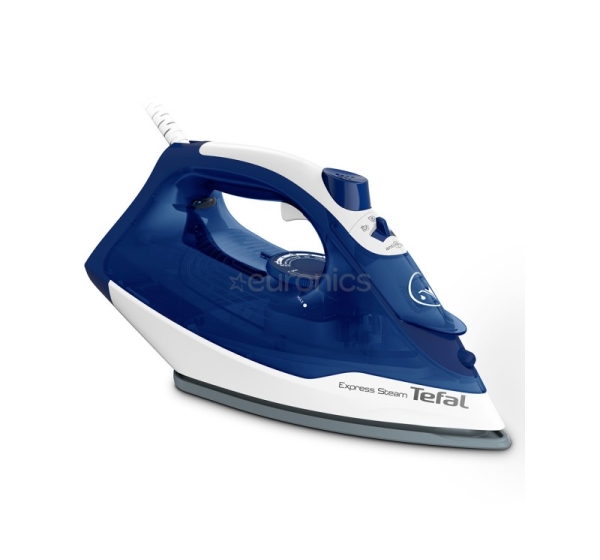 Tefal Express Steam, 2400 Вт, белый/синий - Паровой утюг