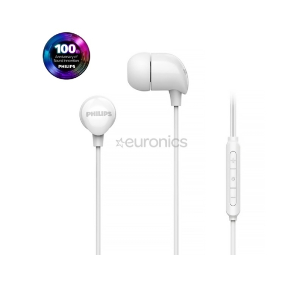 Philips TAE2146, USB-C, white - Wired in-ear earbuds