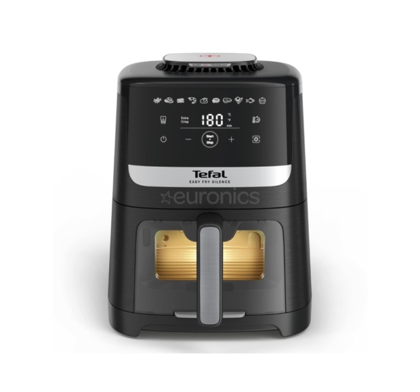 Tefal Easy Fry Silence, 1670 W, 5 L, melna - Karstā gaisa friteris
