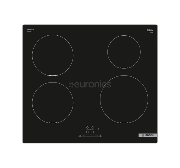 Bosch Serie 4, width 59.2 cm, frameless, black - Built-in Induction Hob