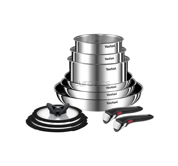 Tefal Ingenio Emotion, inox - 11 piece pot and pan set