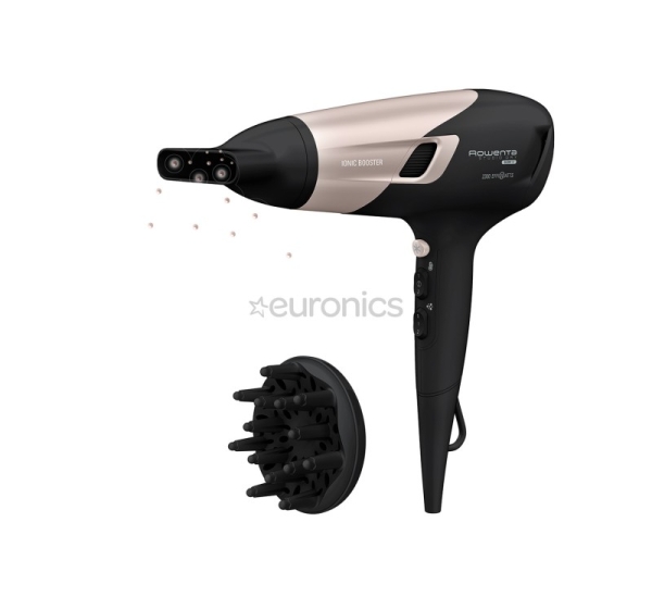 Rowenta Studio Dry Glow, 2100 W, black/pink - Hair dryer