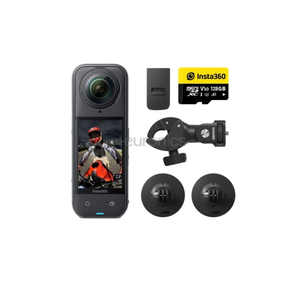 Insta360 X5 Motorcycle Bundle, 8K, 360º, black - Action camera