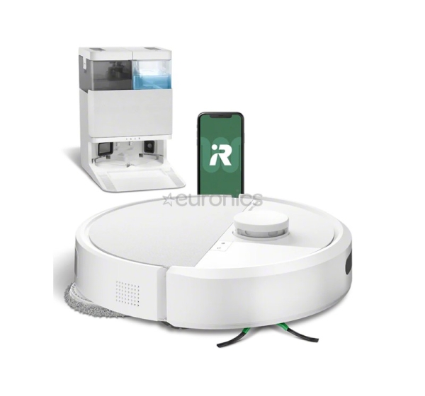 iRobot Roomba® Plus 405 Combo, сухая и влажная уборка, белый - Робот-пылесос