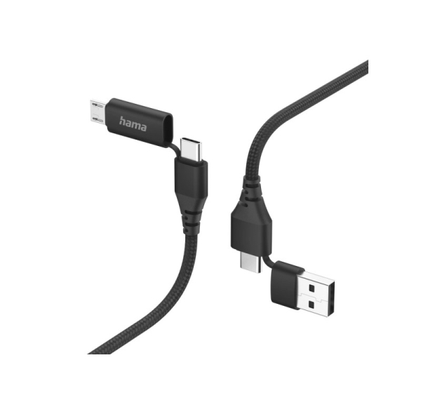 Hama 00201537 4-in-1 Multi Charging Cable 1.5m