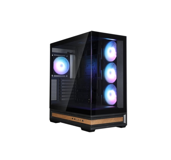 Zalman P40 NAMU, ATX Mid Tower PC Case, 4  x 120mm ARGB Fans, Black