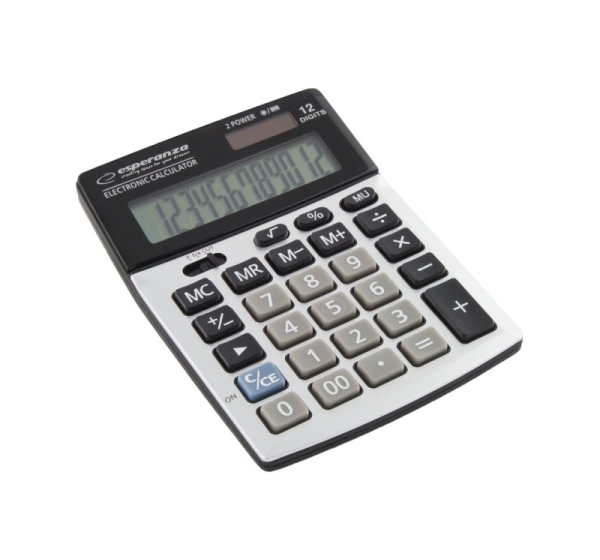 Esperanza ECL102 calculator Black, Silver