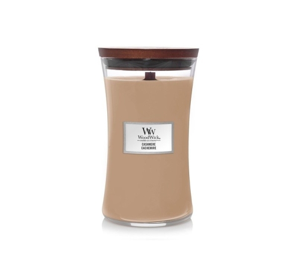 Scented Candle, Large WOODWICK Cashmere 609.5 g, 1 piece