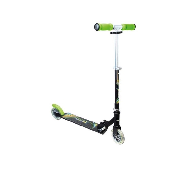 Muuwmi Aluminium Scooter NEON skrejritenis, 125 mm, ar gaismiņām