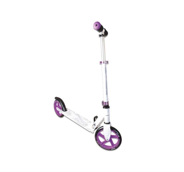 Muuwmi Aluminium Scooter skrejritenis 200 mm, balts/violets