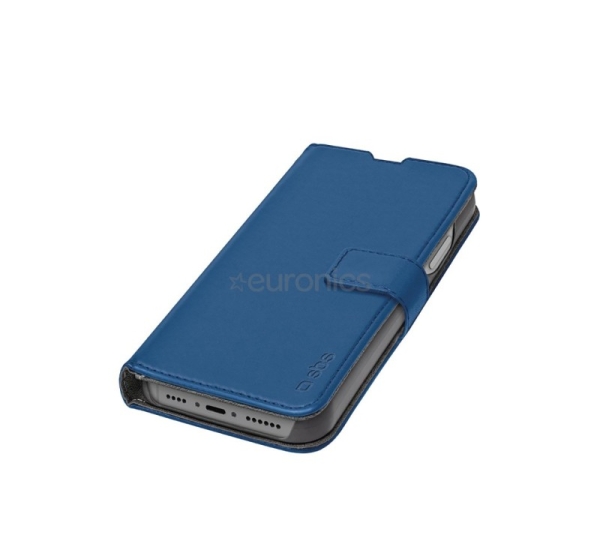 SBS Book Wallet Stand, iPhone 14 Plus, blue - Smartphone case