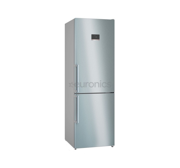 Bosch, NoFrost, 321 л, высота 186 см, нерж. сталь - Холодильник