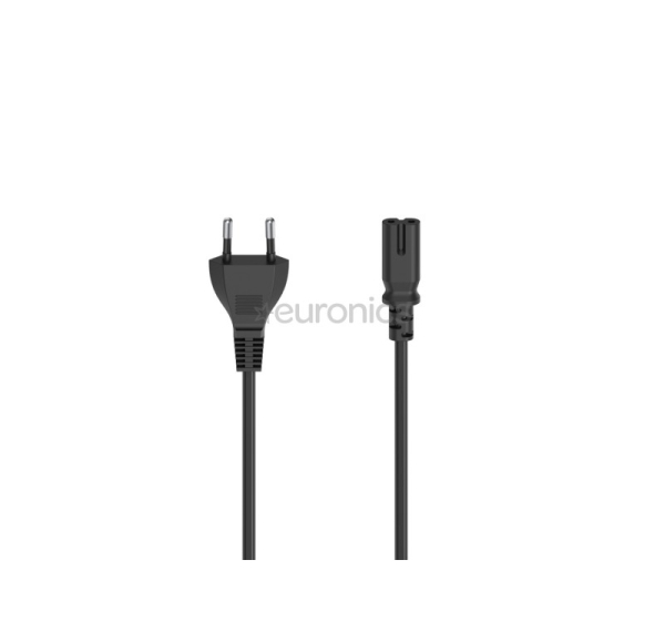 Hama Power Cord, 2-pin, 1,5m, black - Power cable