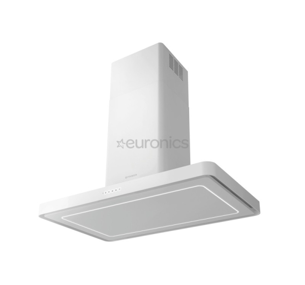 Faber T-LIGHT IS.WH MATT A100 EVO, 700 м³/ч, матовый белый - Островная вытяжка