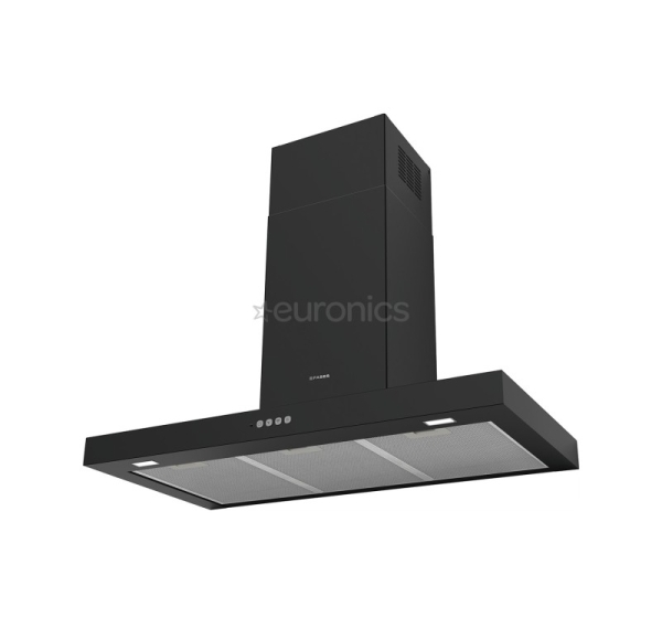 Faber STILO COMFORT BK MATT A90, 710 m³/h, black matt - Cooker hood