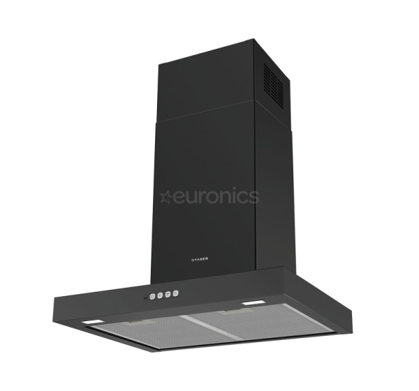 Faber STILO COMFORT BK MATT A60, 710 m³/h, black matt - Cooker hood