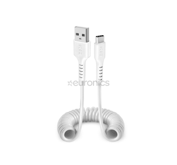 SBS Charging Data Cable, USB-A - USB-C, белый - Кабель