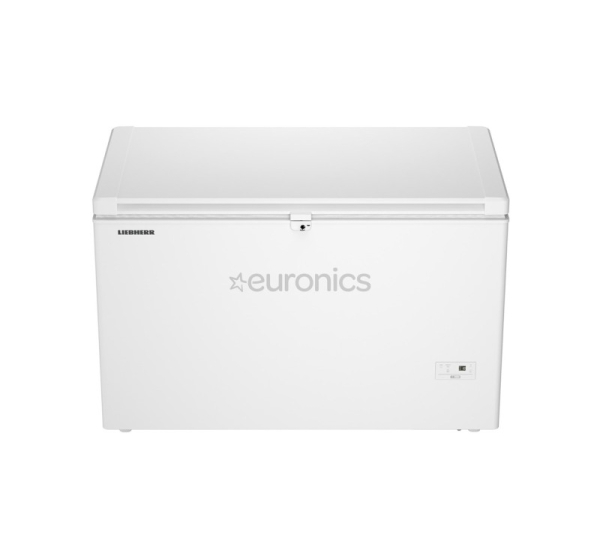 Liebherr, SmartFrost, 248 L, platums 125.5 cm, balta - Lādes tipa saldētava
