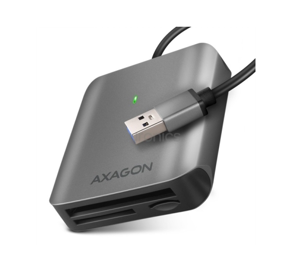 AXAGON CRE-S3 SuperSpeed USB-A UHS-II Reader, dark gray - Memory card reader