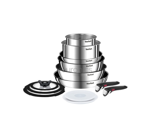 Tefal Ingenio Emotion, 13 предметов - Комплект кастрюль и сковородок + съемная ручка
