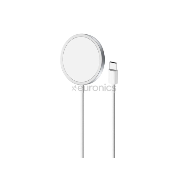 Puro Magnetic Wireless, USB-C, MagSafe, 1 m, white - Wireless charger