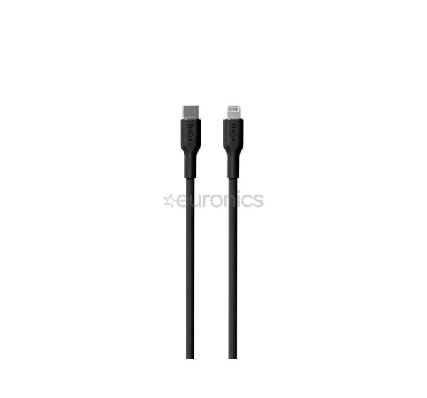 Puro SOFT, USB-C, Lightning, 1,5 м, черный - Кабель