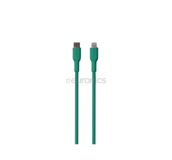 Puro SOFT, USB-C, Lightning, 1,5 м, зеленый - Кабель