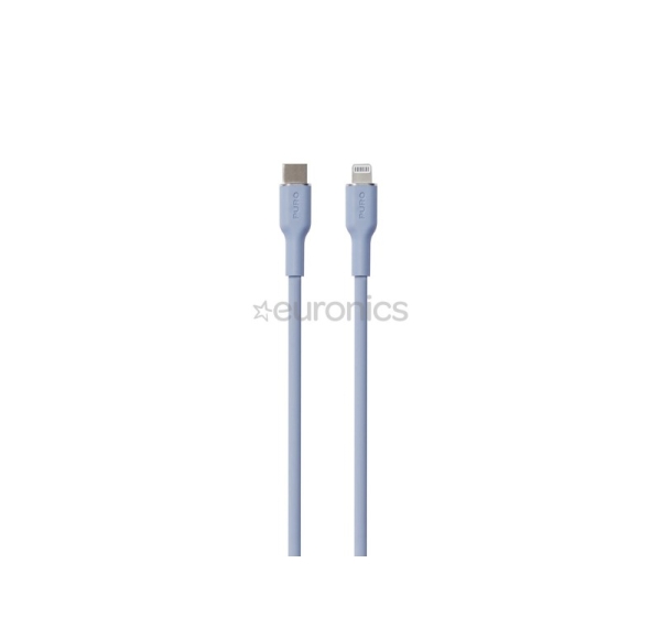 Puro SOFT, USB-C, Lightning, 1,5 м, голубой - Кабель