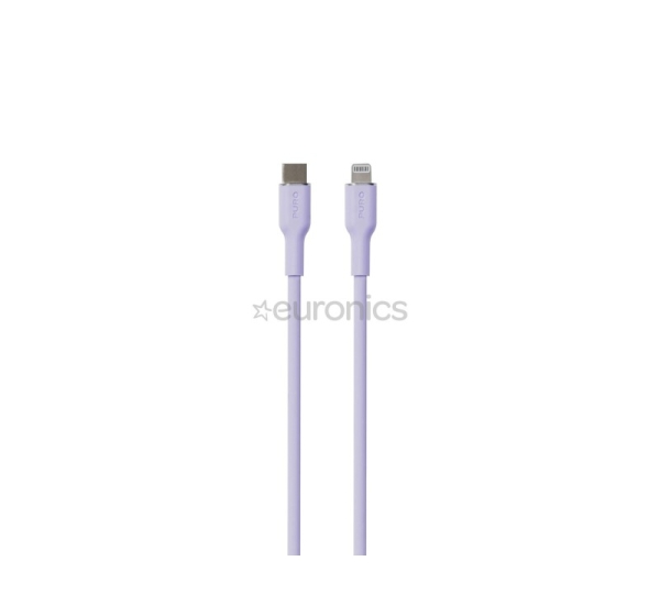 Puro SOFT, USB-C, Lightning, 1,5 m, lavender - Cable