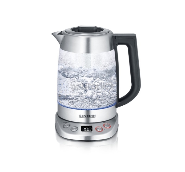 Severin, 1.7 L, 3000 W, clear/inox - Kettle