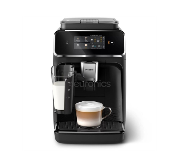 Philips LatteGo Series 2300, glossy black - Fully automatic espresso machine