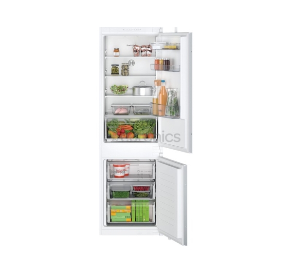 Bosch, Series 2, NoFrost, 260 L, augstums 178 cm - Iebūvējams ledusskapis