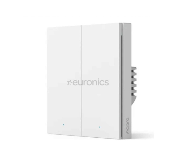 Aqara Smart Wall Switch H1, with neutral, double rocker - Smart wall switch