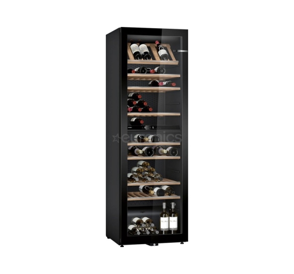 Bosch Series 6, 199 bottles, height 186 cm, black - Wine Cooler