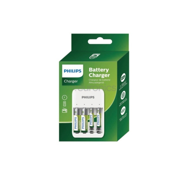 Philips SCB4013NB, белый - Зарядное устройство для аккумуляторных батареек