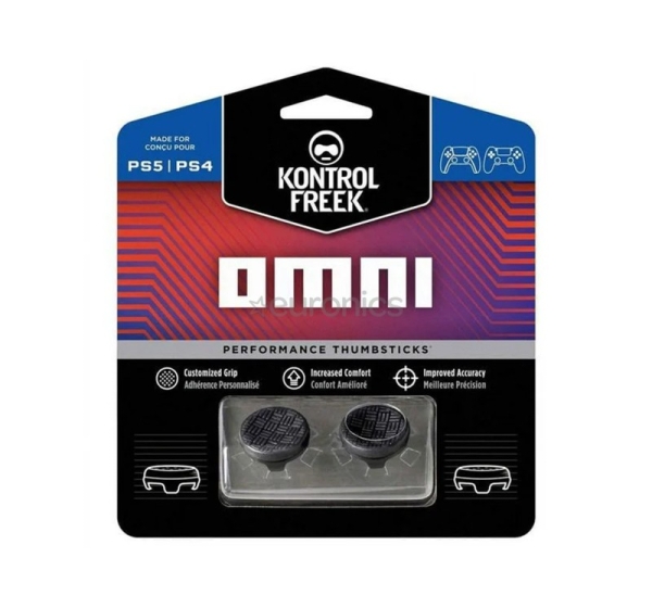 KontrolFreek Omni, PS4, PS5, 2 gab., melna - Apvalks pogām