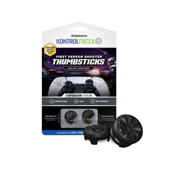 KontrolFreek Black Galaxy, PS4, PS5, 2 pcs - Thumbsticks cover
