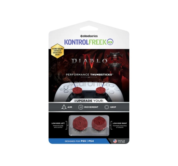 KontrolFreek Diablo IV, PS4, PS5, 2 шт., красный - Накладки на стики