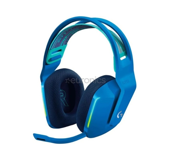 Logitech G733 LIGHTSPEED Wireless RGB, синий - Беспроводная гарнитура