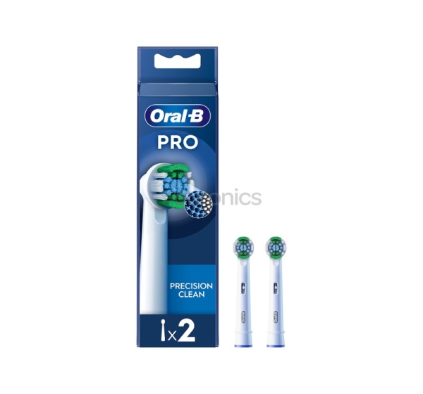 Braun Oral-B Precision Clean Pro, 2 gab., balta - Uzgaļi elektriskajai zobu birstei
