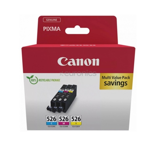 Canon CLI-526 C/M/Y Multi-pack - Комплект картриджей