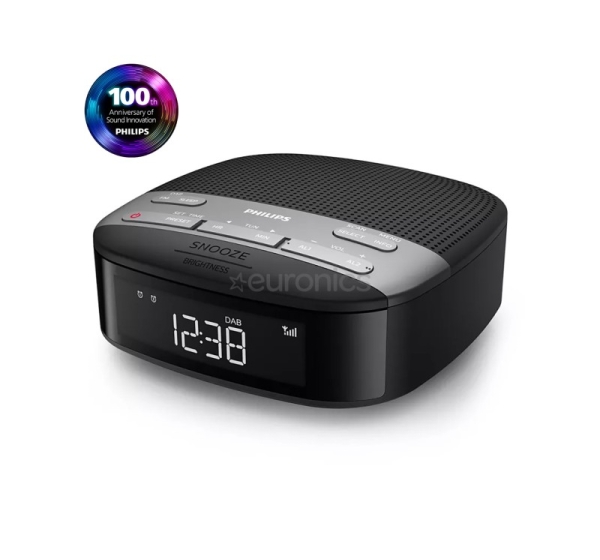 Philips TAR3505, FM, DAB+, черный - Радиочасы