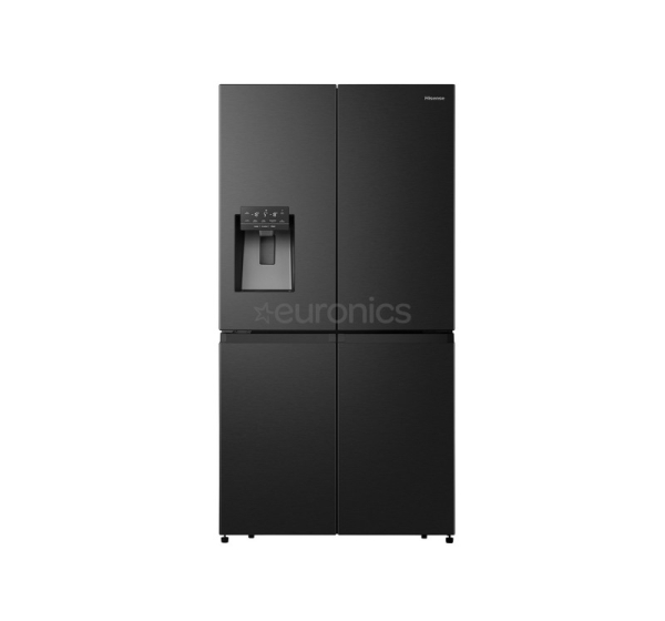 Hisense, Total NoFrost, 584 л, высота 179 см, черный - SBS-холодильник