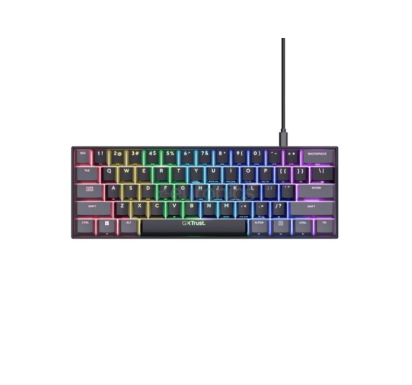 Trust GXT 867 ACIRA, 60%, US, black - Mechanical keyboard